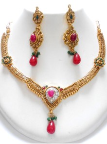 Polki Necklace Set